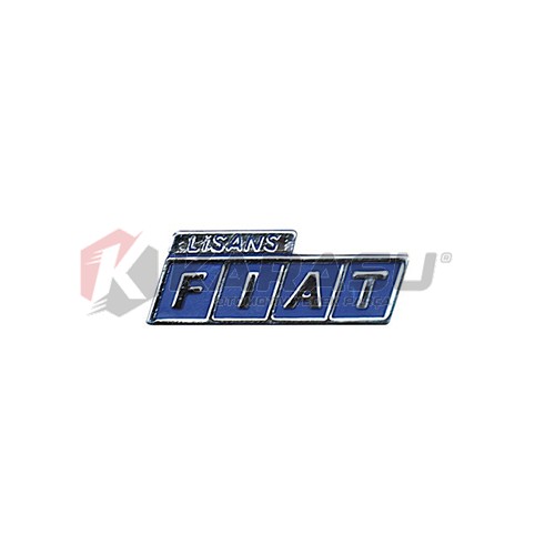FIAT LİSANS MAVİ YAZI                                                           