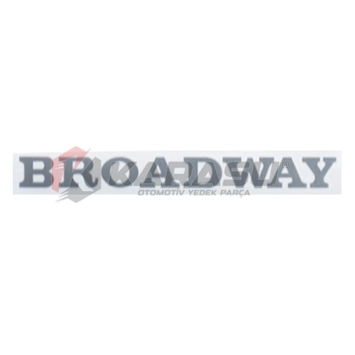 BROADWAY KAĞIT YAZI  ESKİ MODEL. AÇIK GRİ                                       