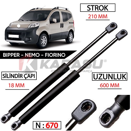 FİORİNO NEMO BİPPER BAGAJ AMORTİSÖR                                             