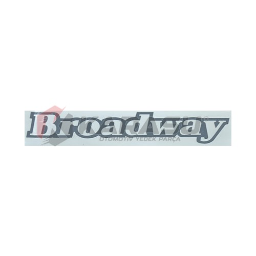BROADWAY KAĞIT YAZI YENİ MODEL. AÇIK GRİ                                        
